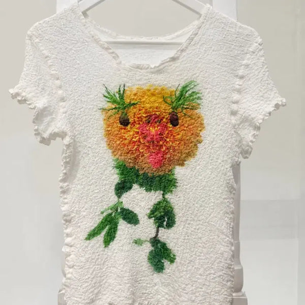 [BUNJANG] Issey Miyake Printed T-Shirt / 이세이미야케 프린팅 티셔츠