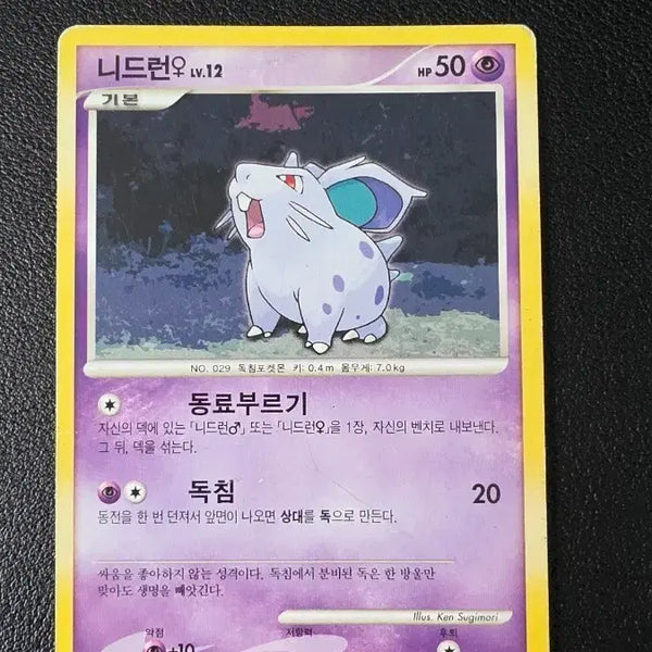 [BUNJANG] Pokemon Need Run DP Card / 포켓몬 카드 니드런 dp
