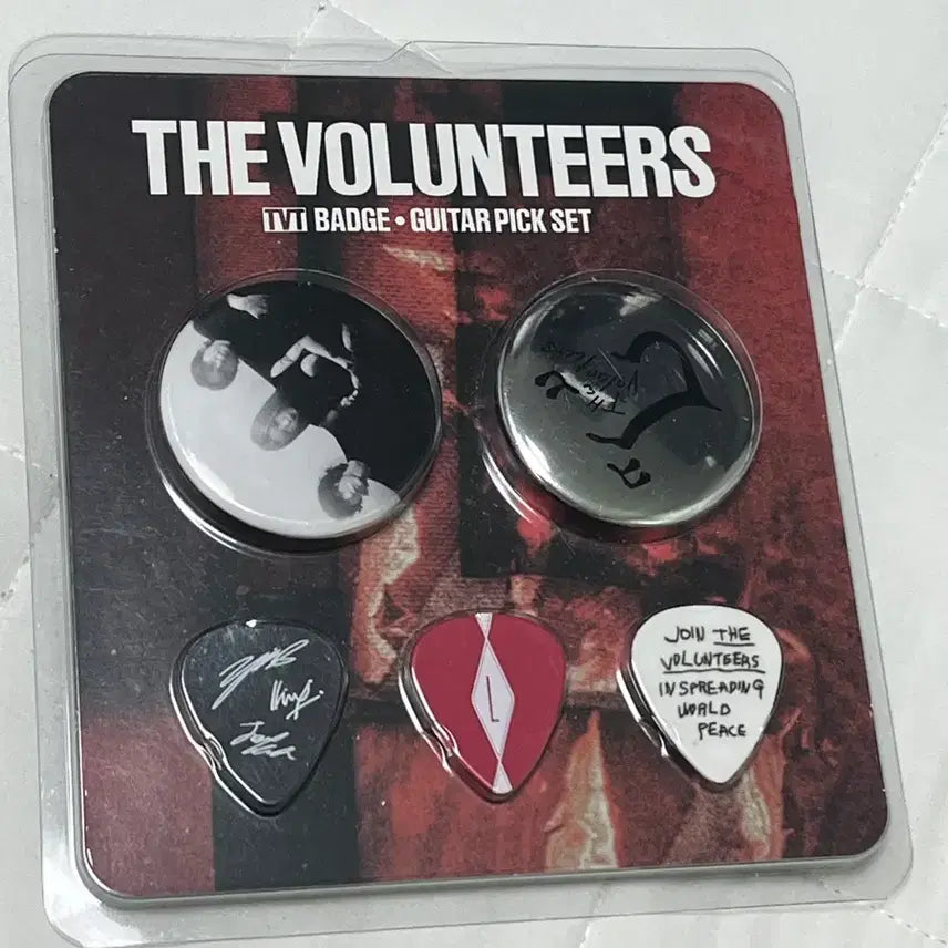 [BUNJANG] TVT The Volunteers L Goods Badge Pick / (새상품) TVT 더발룬티어스 L 굿즈 뱃지 피크