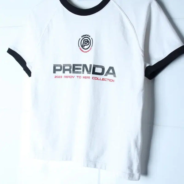 [BUNJANG] W(S-M) Brenda Ringer Raglan Cropped Street T-Shirt / W(S-M) 프렌다 반팔 티셔츠 링거 나그랑 크롭 스트릿-H36999