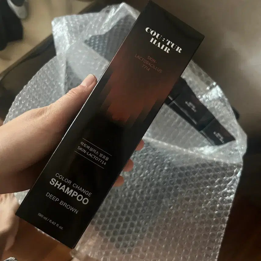 [BUNJANG] Couture Hair Color Change Shampoo Deep Brown / 꾸뛰르 헤어 컬러 체인지 샴푸 딥 브라운