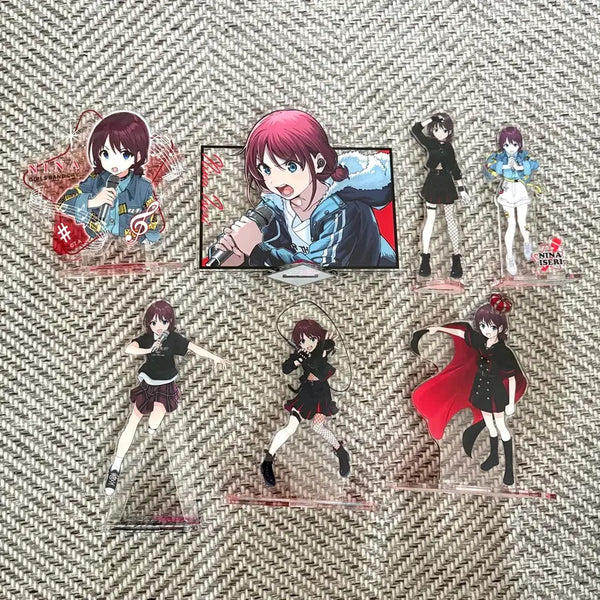 [BUNJANG] Girls Band Cry Iserini Nan Acrylic Stand Bundle Set / 걸즈밴드크라이 이세리니나 아크릴 스탠드 일괄