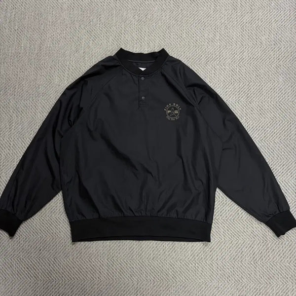 [BUNJANG] Ping Golf Windbreaker Woven Sweatshirt Black / (105)핑 골프 바람막이 우븐 맨투맨 블랙