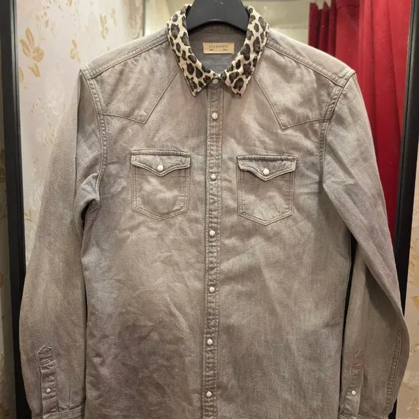 [BUNJANG] All Saints Western Denim Shirt XS / 7/70 올세인츠 웨스턴 데님셔츠 XS