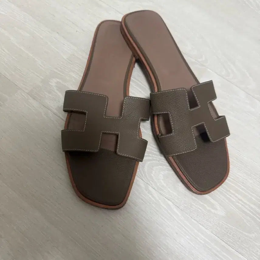 [BUNJANG] Hermès Brown Sandals Size 40 / 에르메스 샌들 브라운정품