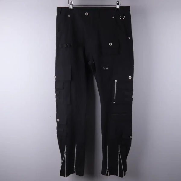 [BUNJANG] Draneige Multi Pocket Utility Techwear Cargo Pants Black / 드네이지 멀티 포켓 유틸리티 테크웨어 카고 팬츠 블랙 (2) 5403