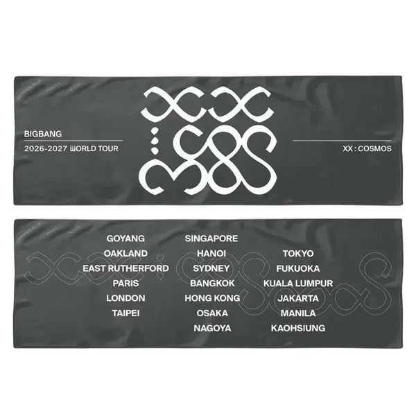 [BUNJANG] BIGBANG 2015 Cosmos World Tour Slogan Towel / [COSMOS] BIGBANG TOUR SLOGAN TOWEL