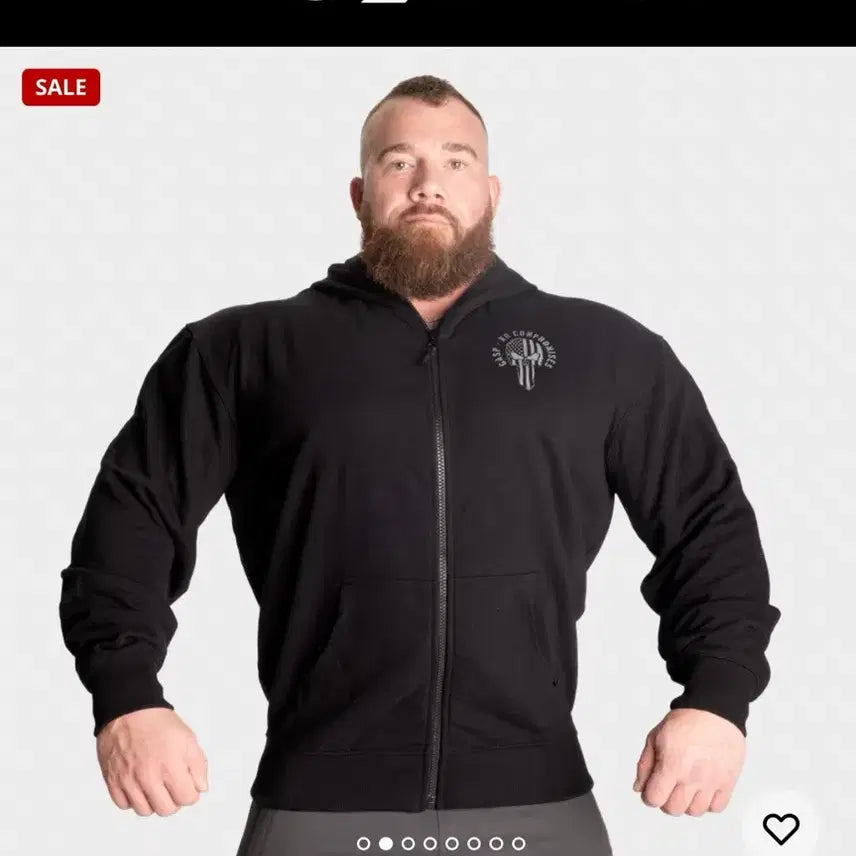 [BUNJANG] Gasp Classic Hoodie Black Large / 가스프 클래식 후드 블랙 라지