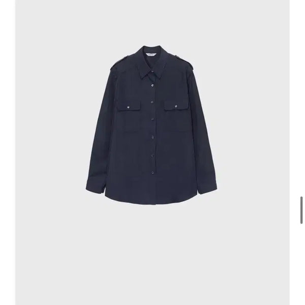 [BUNJANG] Monoha Washed Military Shirt Dark Grey / 모노하 washed military shirt 다크그레이 1회착용