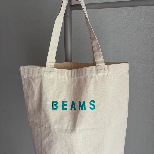 [BUNJANG] BEAMS Logo Tote Bag / 빔즈 로고 토트백 민트