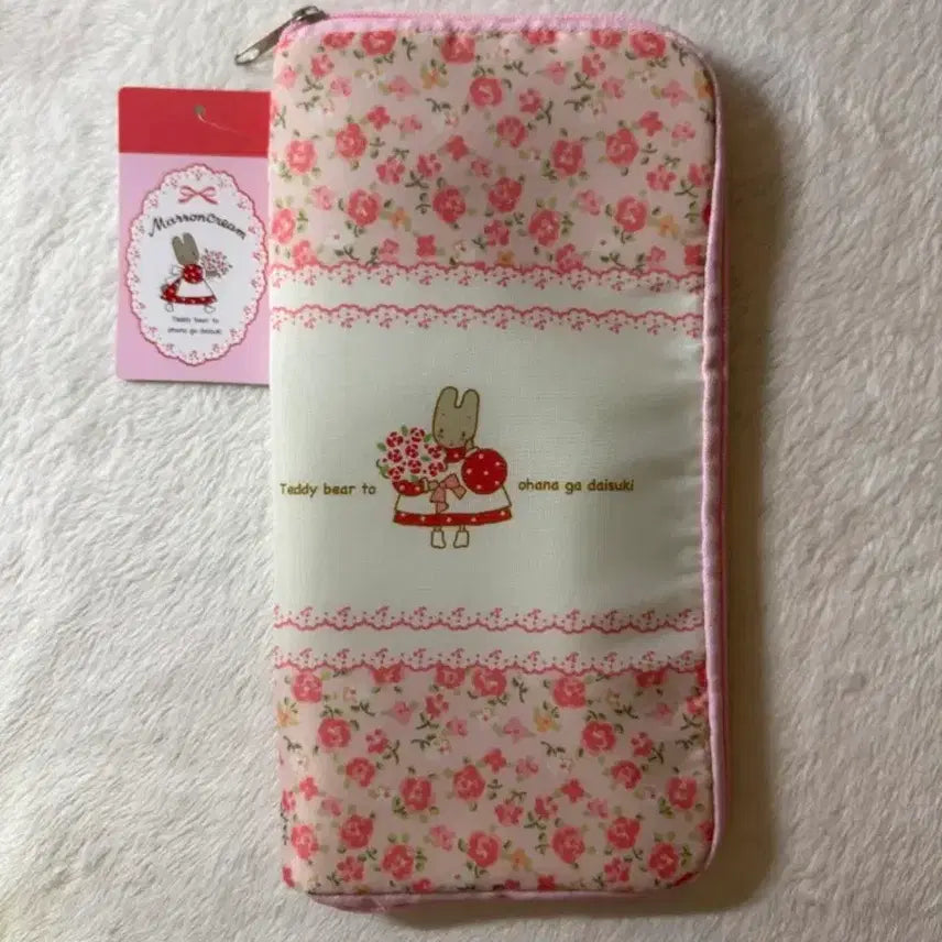 [BUNJANG] Sanrio Marron Cream Hair Iron Storage Case Pouch / 미사용) 산리오 마론크림 고데기 수납케이스 파우치