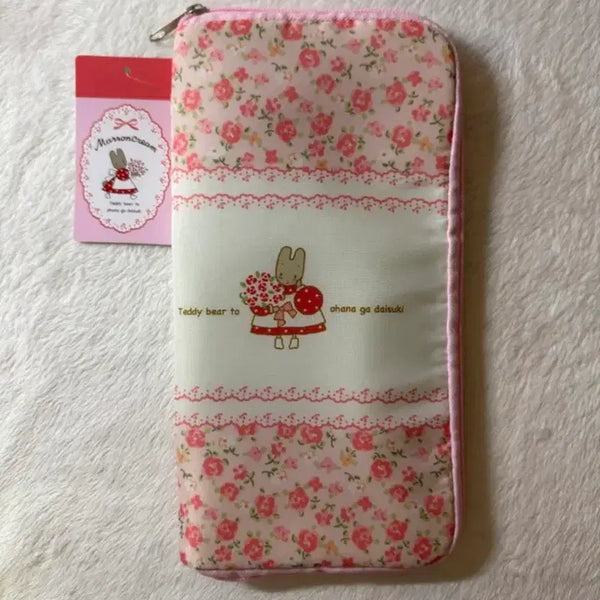 [BUNJANG] Sanrio Marron Cream Hair Iron Storage Case Pouch / 미사용) 산리오 마론크림 고데기 수납케이스 파우치