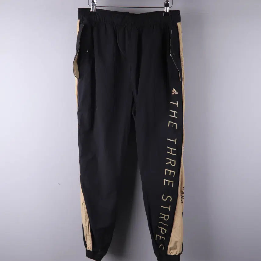 [BUNJANG] Adidas Wording Woven Pants (Black) Men's M / 아디다스 워딩 우븐 팬츠(블랙) 남성 (M) 5407