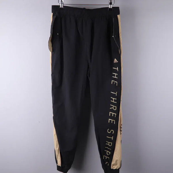 [BUNJANG] Adidas Wording Woven Pants (Black) Men's M / 아디다스 워딩 우븐 팬츠(블랙) 남성 (M) 5407