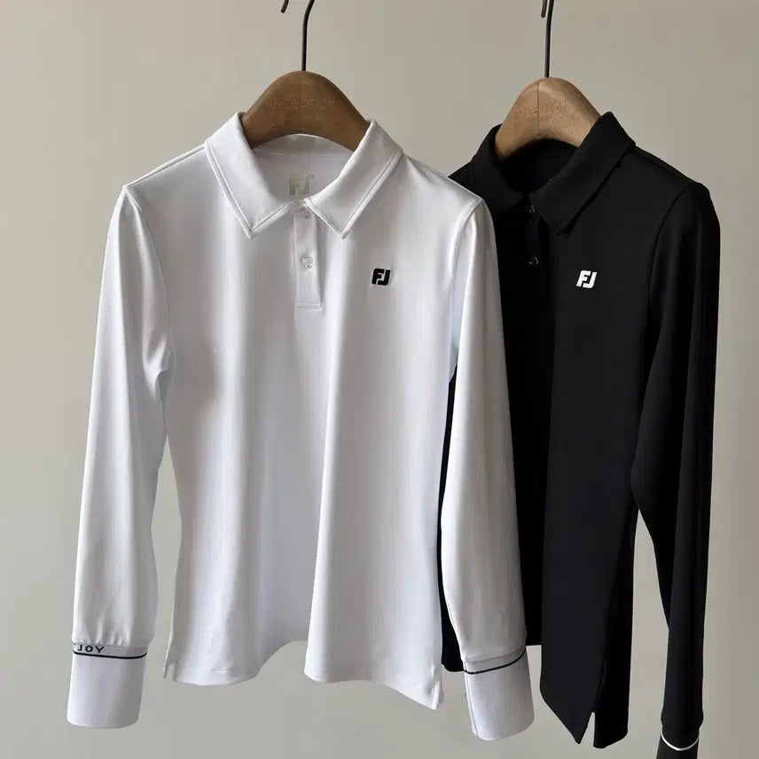 [BUNJANG] FootJoy Women's Long Sleeve Original Single Bottom Shirt / #풋조이 #FOOTJOY #여성골프웨어