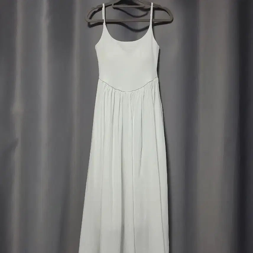 [BUNJANG] Built-in Bra Bustier Long Dress / 브라 내장 뷔스티에 롱원피스