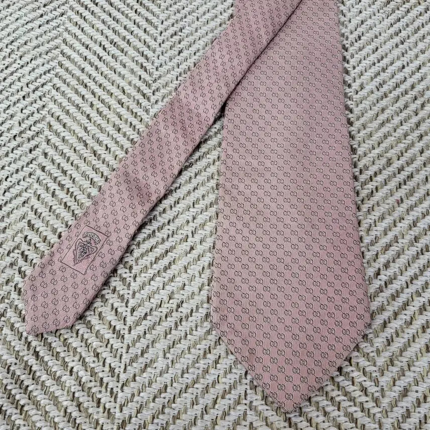 [BUNJANG] Gucci GG Monogram Jacquard Silk Necktie / 구찌(GUCCI) GG 모노그램 자카드 실크 넥타이