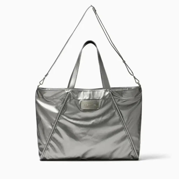 [BUNJANG] Matin Kim Big Coated Tote Bag Dark Silver / 마뗑킴 빅 코팅 토트백 (새제품) 정가17.8만
