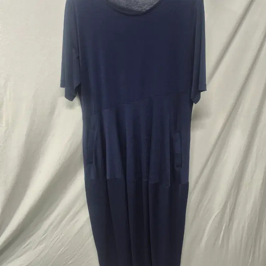 [BUNJANG] Women's Long Dress Navy L / 여성 롱 원피스 네이비 L