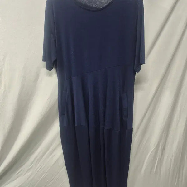 [BUNJANG] Women's Long Dress Navy L / 여성 롱 원피스 네이비 L