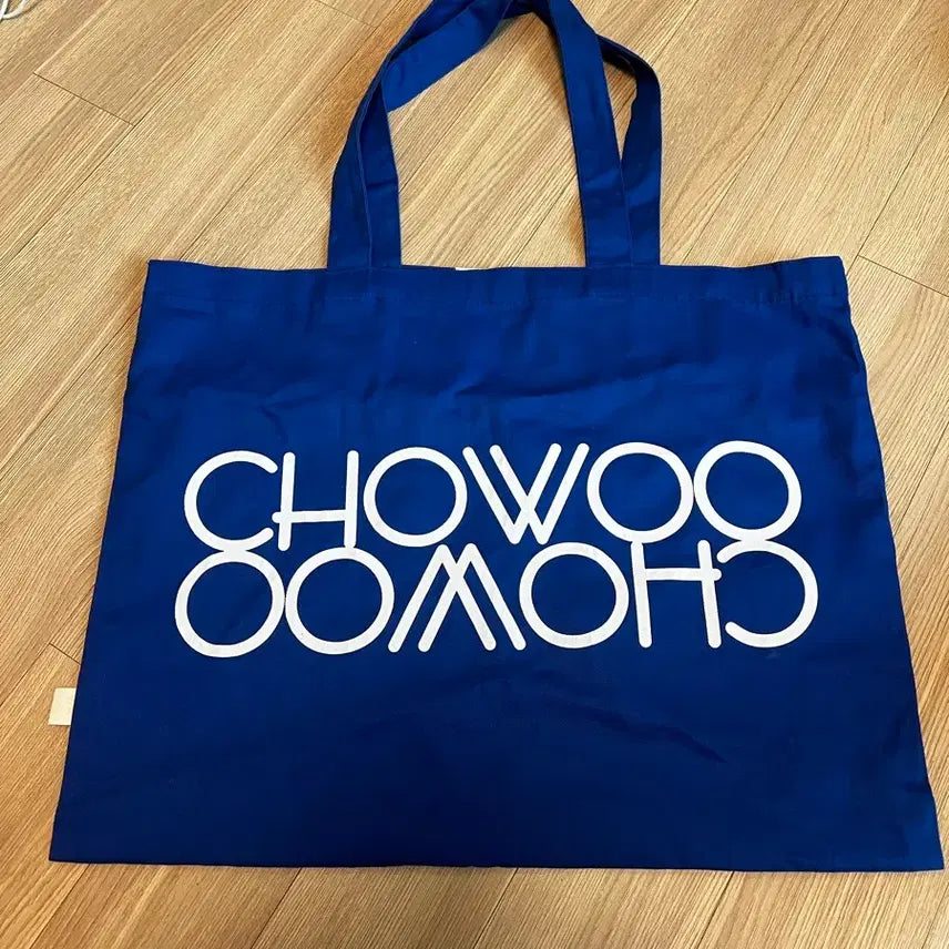 [BUNJANG] CHOWOO Blue Logo Tote Bag / CHOWOO 조우 스트릿 패션 브랜드 토트백
