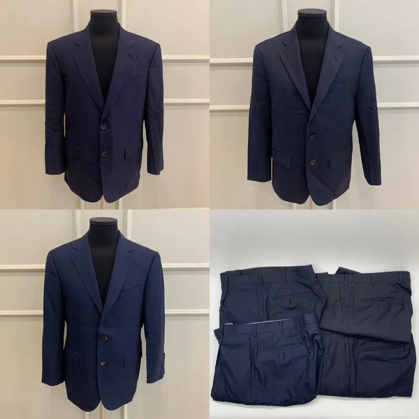 [BUNJANG] Cambridge Suit Set (3 Tops, 1 Bottoms) / 267001586 캠브릿지 수트 셋업 상의3 하의1 Set