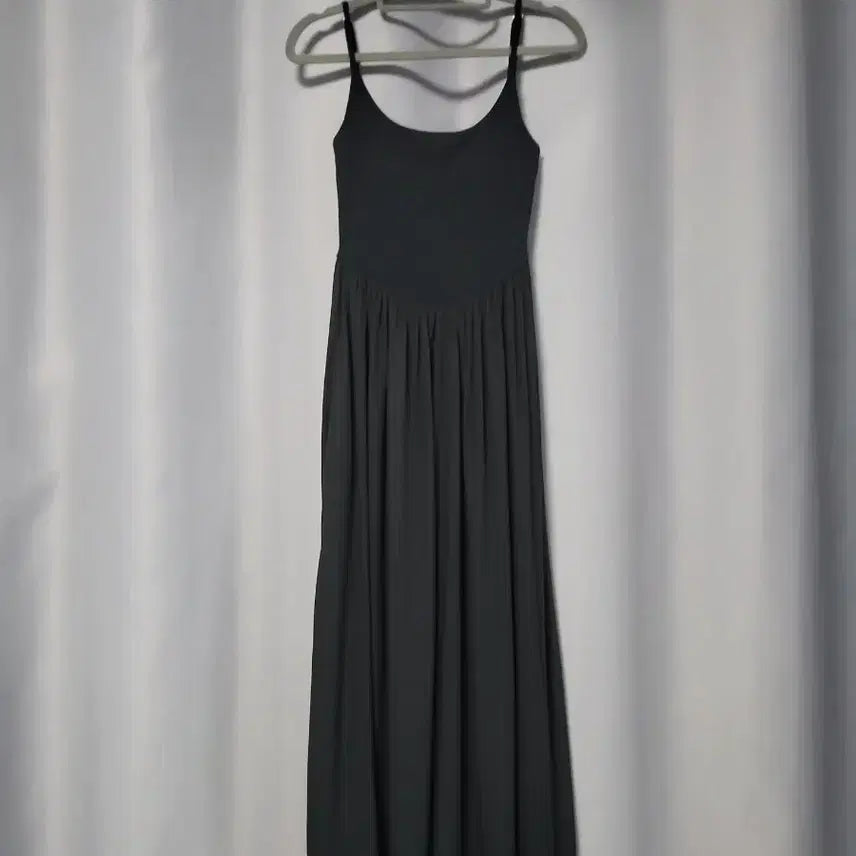[BUNJANG] Built-in Bra Bustier Long Dress / 브라 내장 뷔스티에 롱원피스