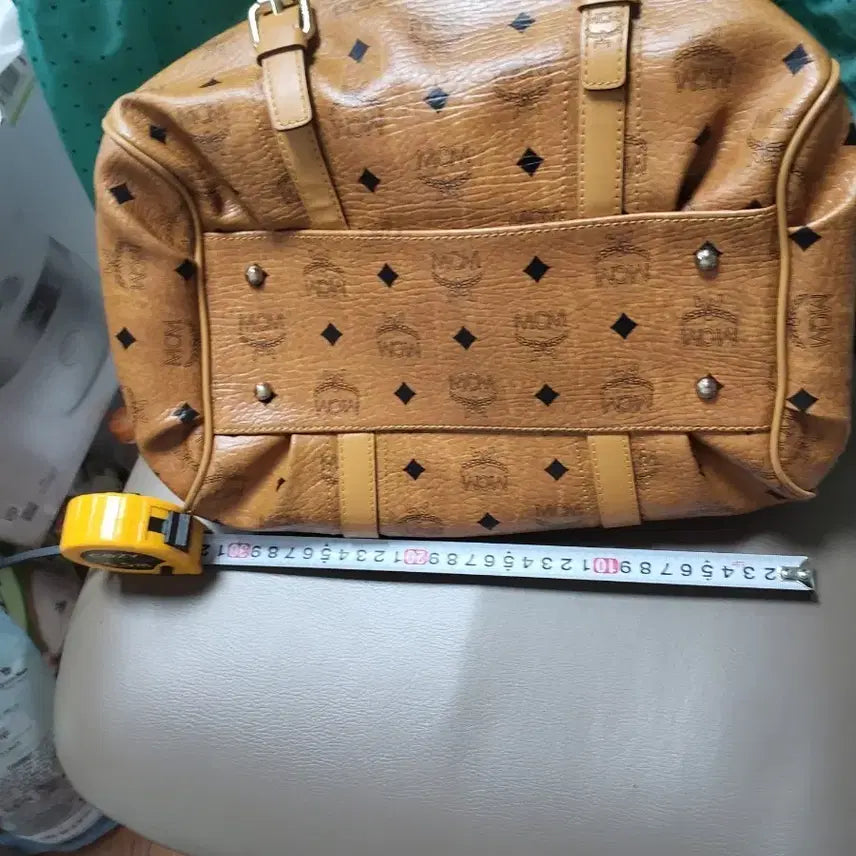 [BUNJANG] MCM Logo Pattern Shoulder Bag / 엠씨엠 가방