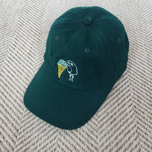 [BUNJANG] Maison Rabih X Act Up Universe Ball Cap Hat Green / 메종 라비쉬 X 액트업 유니버스 볼 캡 모자 그린