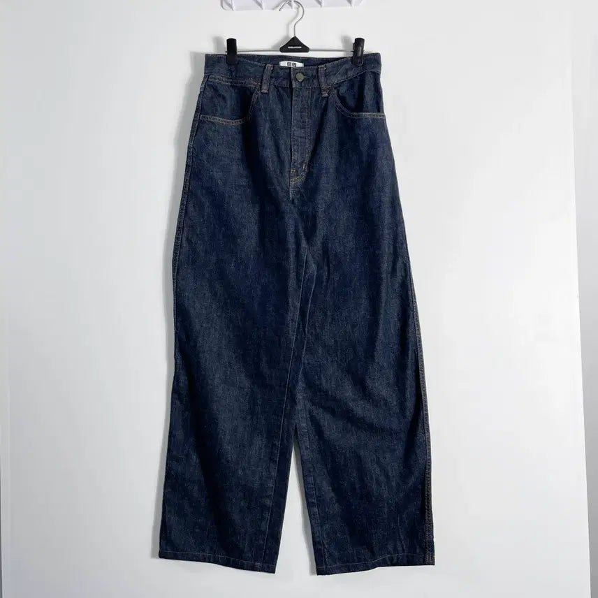 [BUNJANG] Uniqlo U Wide Denim Jeans (Size 26-28) / B1 유니클로 U 와이드 데님 청바지 26-28사이즈