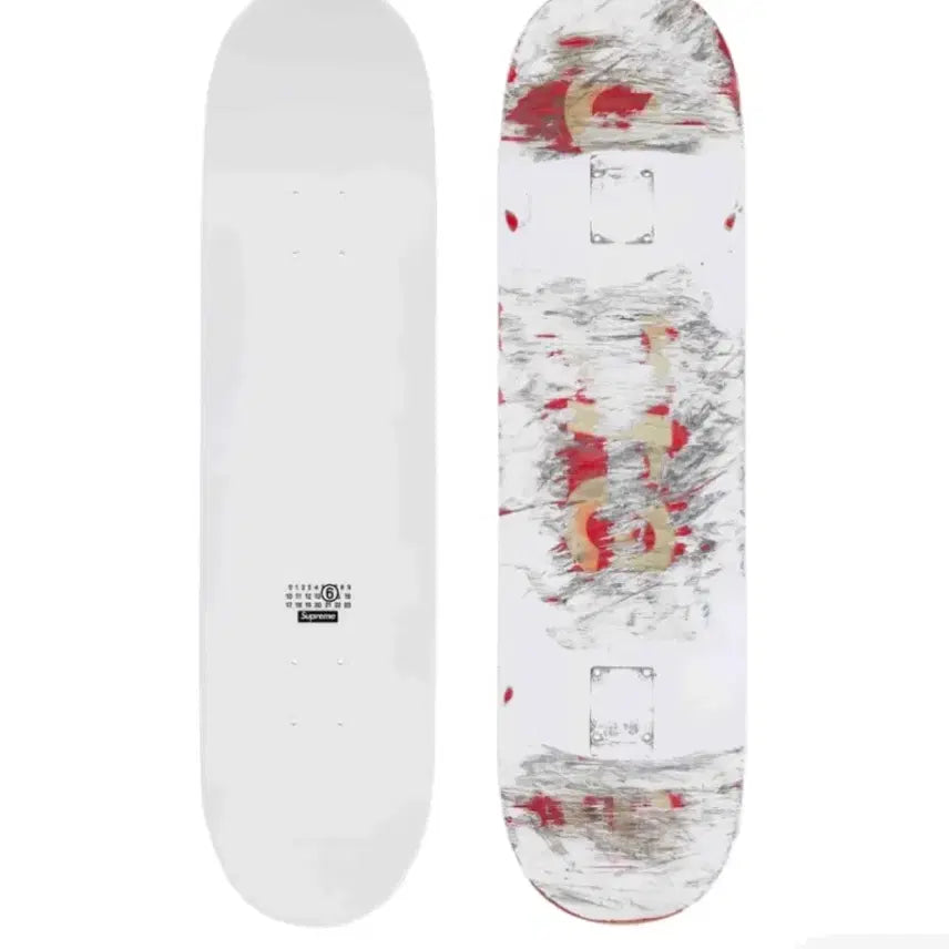 [BUNJANG] Supreme x Maison Margiela Skateboard Deck White / 슈프림 x 마르지엘라 스케이트보드 데크 화이트