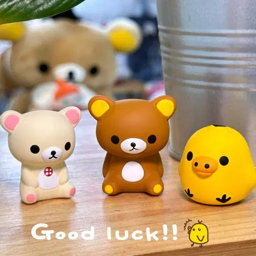 [BUNJANG] Rilakkuma Fortune Ceramic Figure Mascot 3-Set / 리락쿠마 행운 점괘 도자기 피규어 마스코트 3종세트