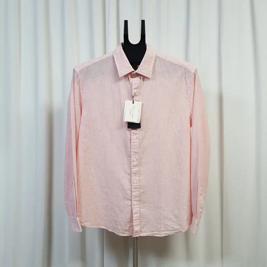 [BUNJANG] AND Z Men's Striped Long-Sleeve Shirt Size 100 / AND Z 새상품 남성 스트라이프 긴팔 셔츠 100 오일장