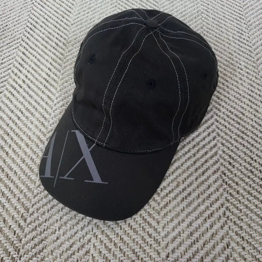 [BUNJANG] Armani Exchange Original Cotton Logo Cap / 아르마니 익스체인지 오리지널 코튼 로고 볼캡 모자