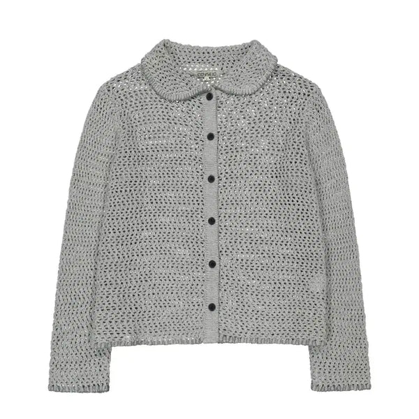 [BUNJANG] Coyseio Net Knit Cardigan Grey / coyseio 코이세이오 NET KNIT CARDIGAN GREY