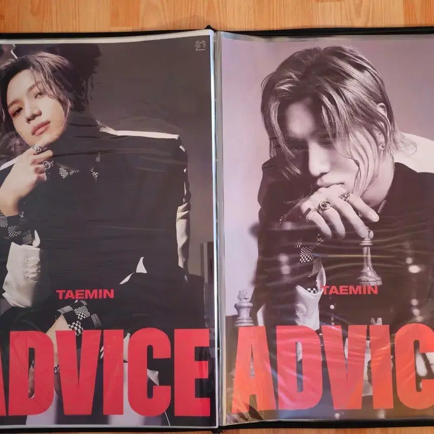 [BUNJANG] Taemin Advice Album Poster Set (2 Types) / [set] 태민 advice 앨범 포스터 2종