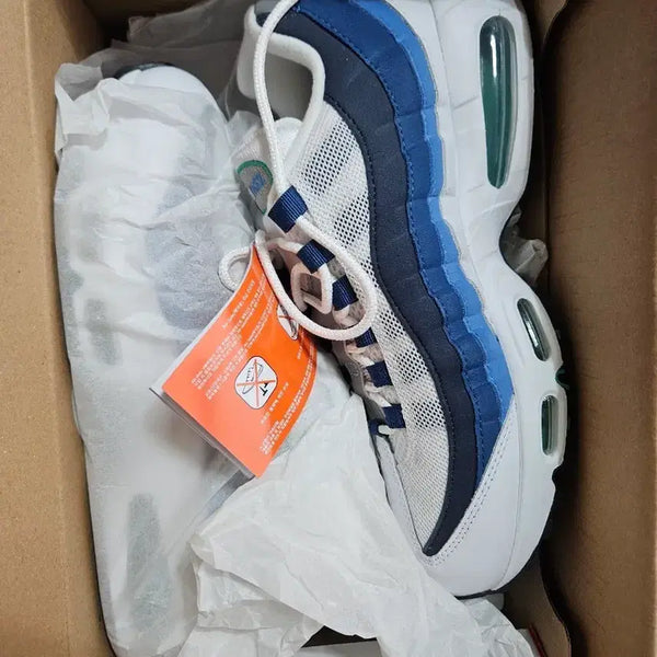 [BUNJANG] Nike Air Max 95 Big Bubble White Emerald Green / 나이키 에어맥스95 빅버블 화이트 에메랄드 그린