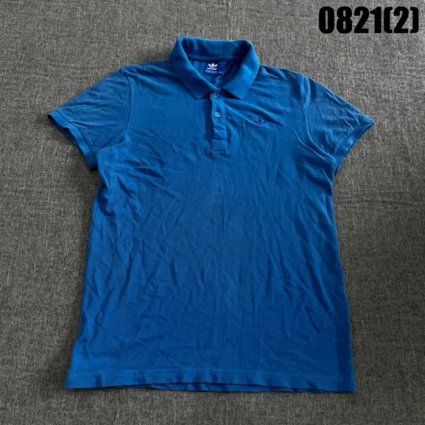 [BUNJANG] Adidas Blue Polo T-Shirt Size 100 / 아디다스 반팔 카라티 블루 100