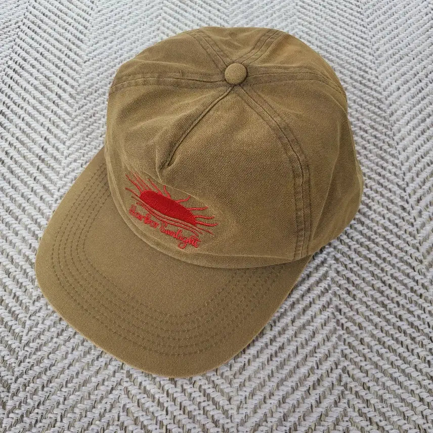 [BUNJANG] Partimento Washed Sunlight Cap Hat (Mustard Red) / 파르티멘토 워시드 선라이트 볼캡 모자 된장색 레드