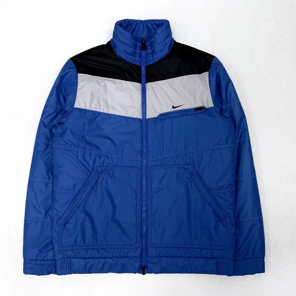 [BUNJANG] Nike Blue Color Block Welon Padding Jumper Men's Size 100 / [100] 나이키 블루 배색 웰론 패딩 점퍼