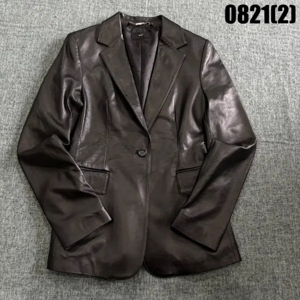 [BUNJANG] Enc Black Leather Jacket Small / Enc블랙 레더 재킷 s