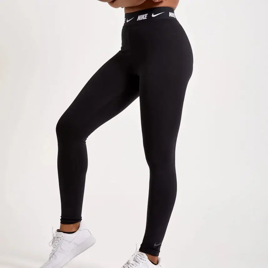 [BUNJANG] Nike Women's Swoosh Training Leggings - Black / 나이키 트레이닝 여성 스우시 레깅스 블랙