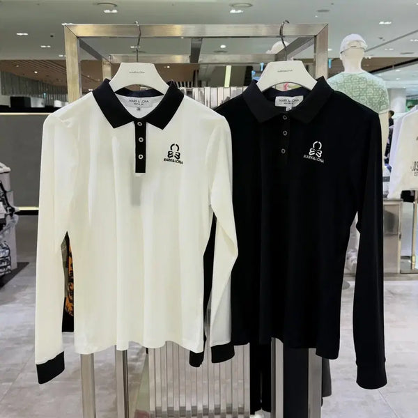 [BUNJANG] Mark & Lona Women's Hot Diamond Long-Sleeve Top / #마크앤로나 #MARK & LONA #여성골프웨어