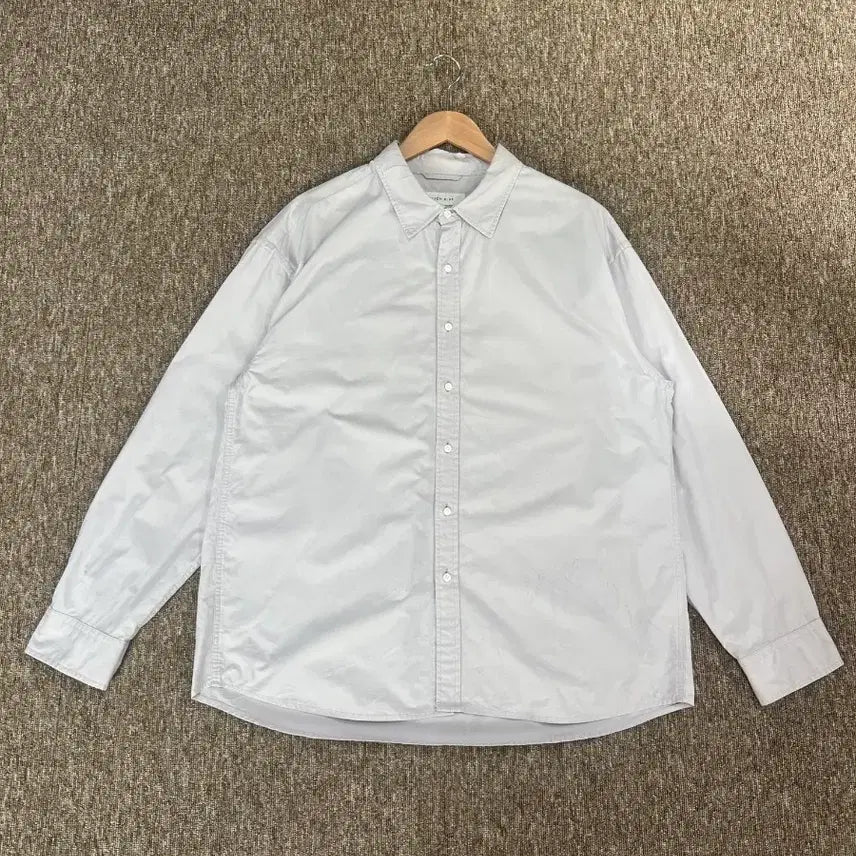 [BUNJANG] Union Blue Laundry Shirt Lavender Grey / 유니온블루 런드리 셔츠 L 라벤더그레이