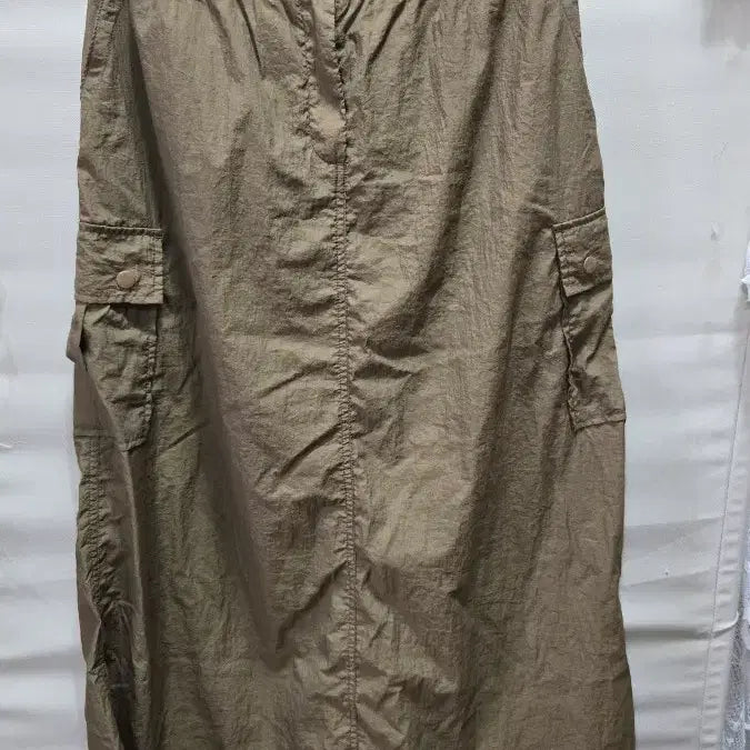 [BUNJANG] Khaki Cargo Midi Skirt Size 77 / 카고 스커트 카키색77