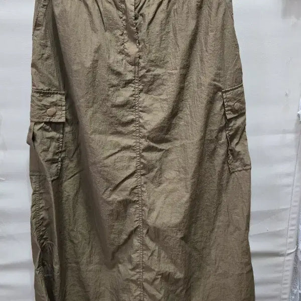 [BUNJANG] Khaki Cargo Midi Skirt Size 77 / 카고 스커트 카키색77