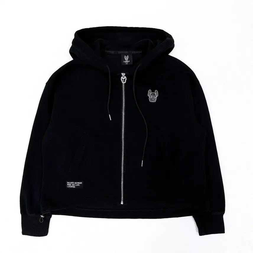 [BUNJANG] Lifework Oversized Logo Full Zip Hoodie / [F] 라이프워크 오버핏 로고포인트 풀집업