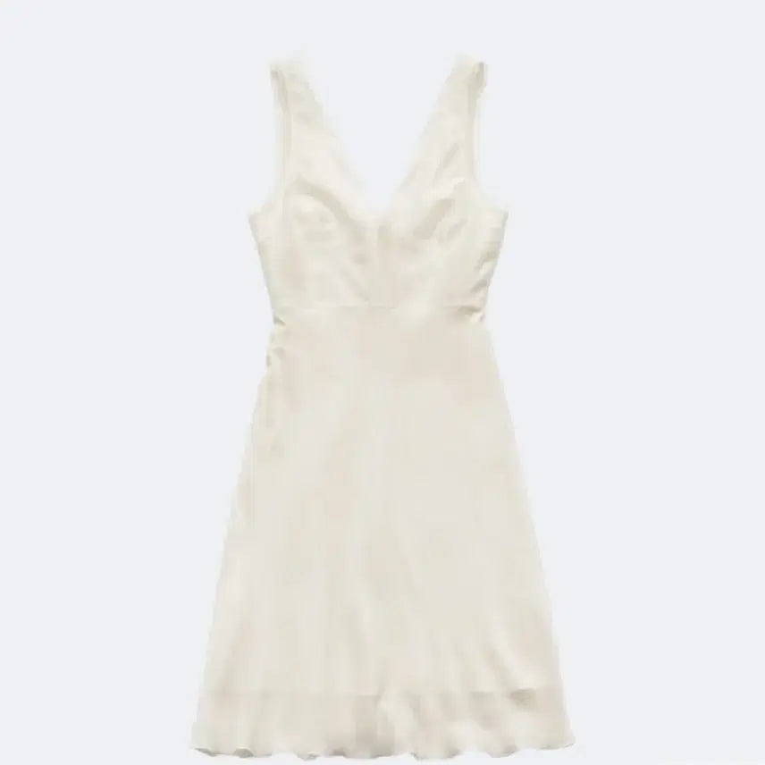 [BUNJANG] Farven V-Neck Dress Ivory / Farven 브이넥 원피스