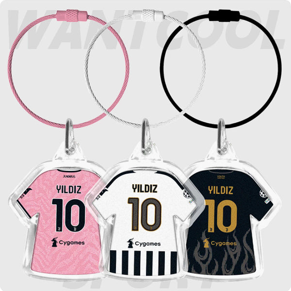 [BUNJANG] Juventus FC Player Uniform Marking Keychain Set / 유벤투스 유니폼 마킹 키링