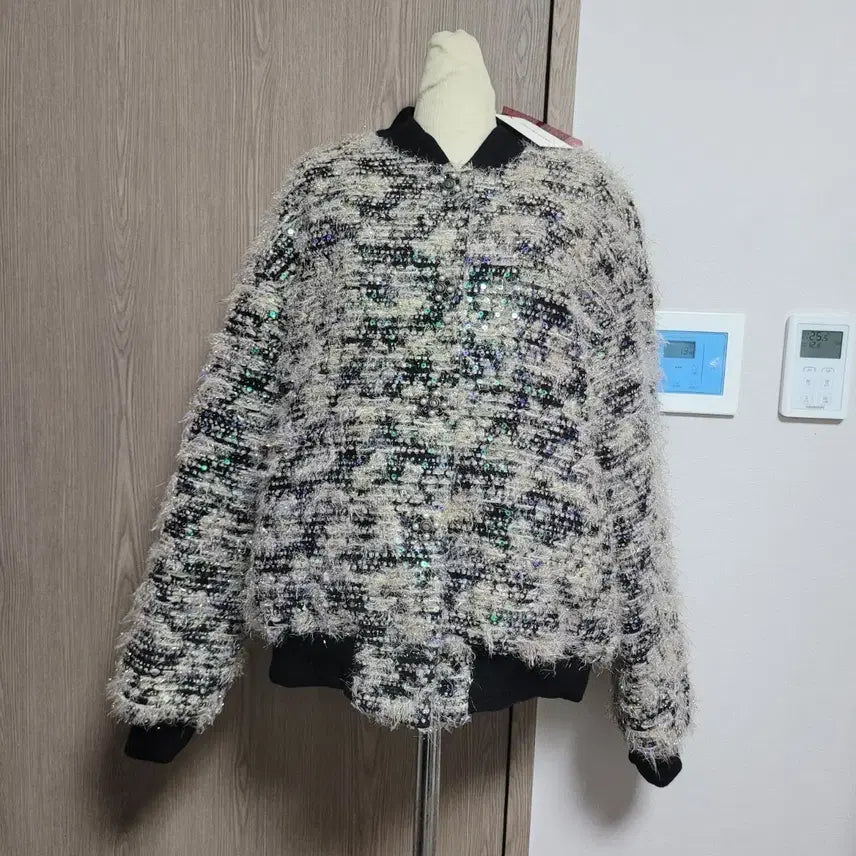 [BUNJANG] Mardi Mercredi Sequin Tweed Jacket / 새상품) 마르디 메크르디 트위드 자켓 스팽글  자켓